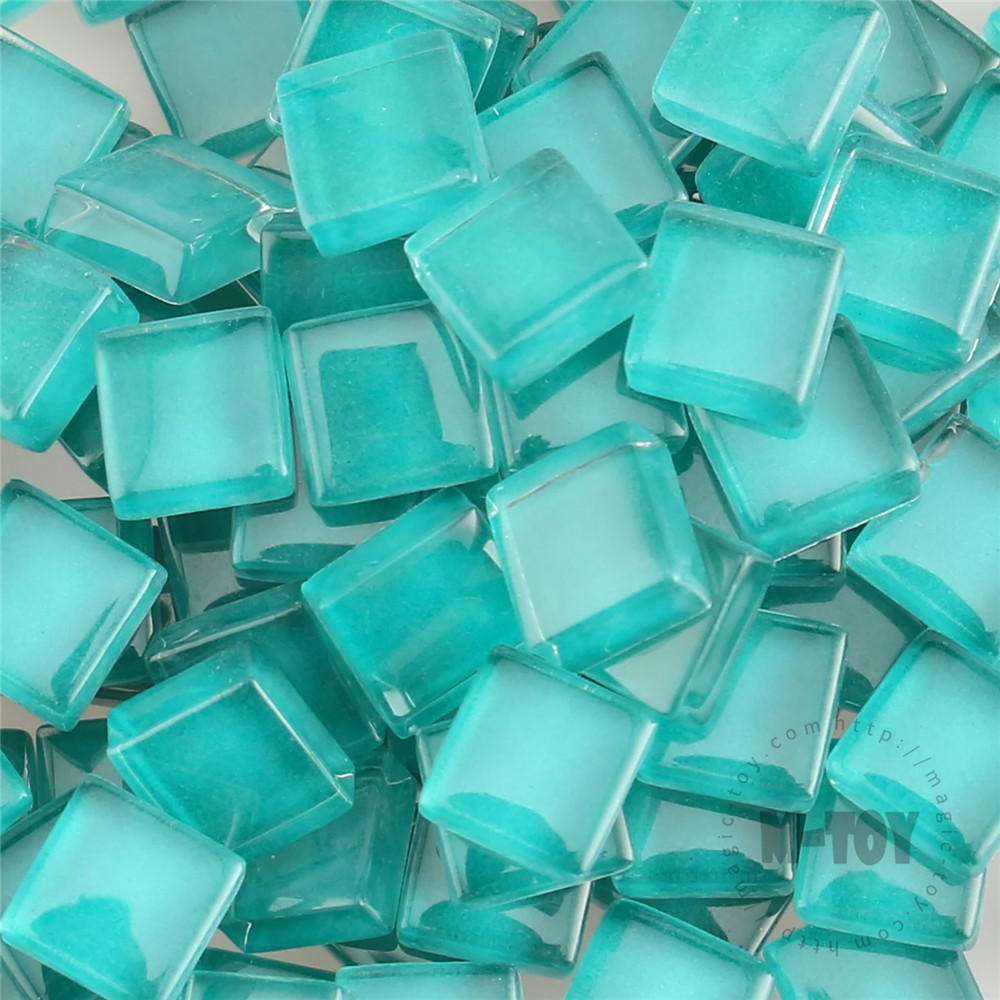 Blue Square Crystal Glass Mosaic 10-CC622