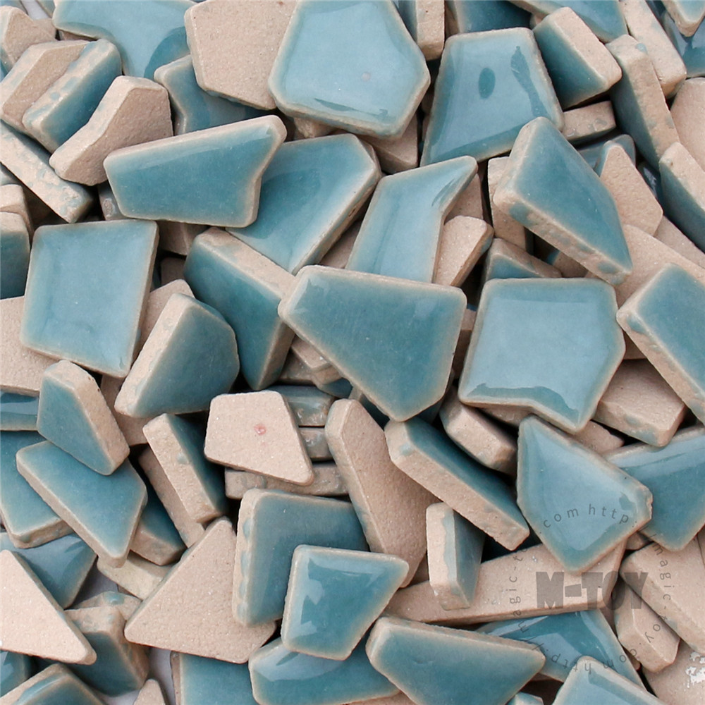 Blue Irregular Ceramic Mosaic IR-H16