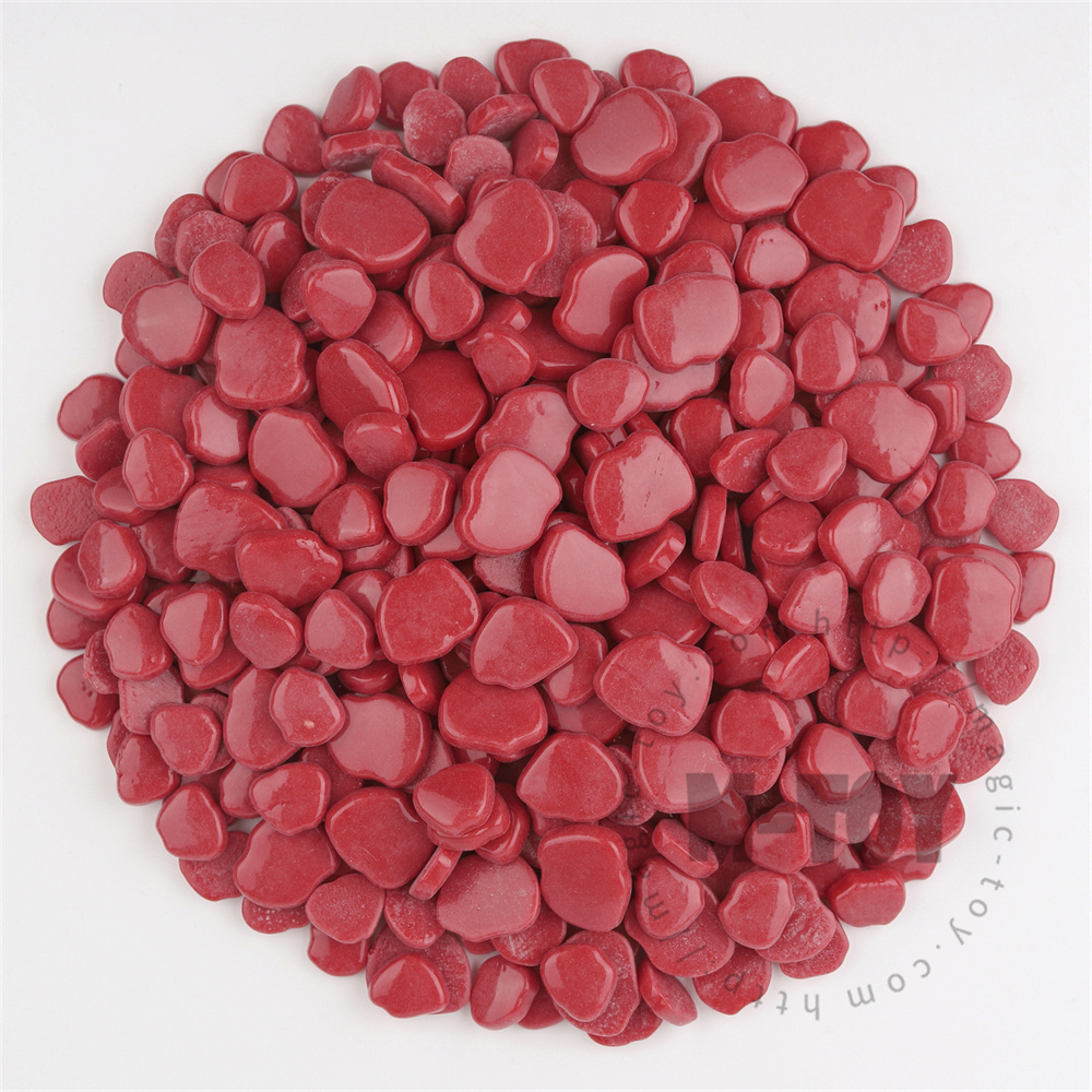 Red Blossom Petals Glass Mosaic SMAG16