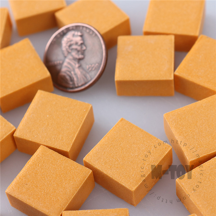 Orange Square Chunky Ceramic Mosaic TSM908