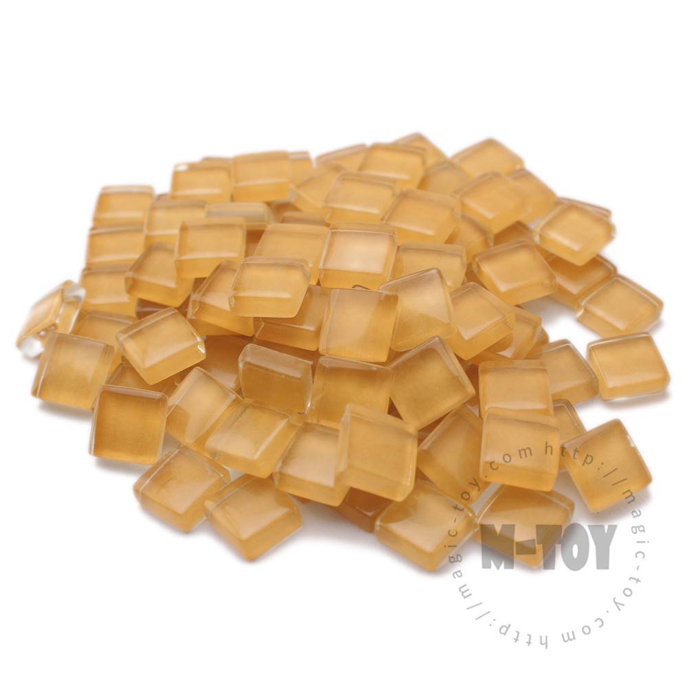 Beige Square Crystal Glass Mosaic 10-CC303