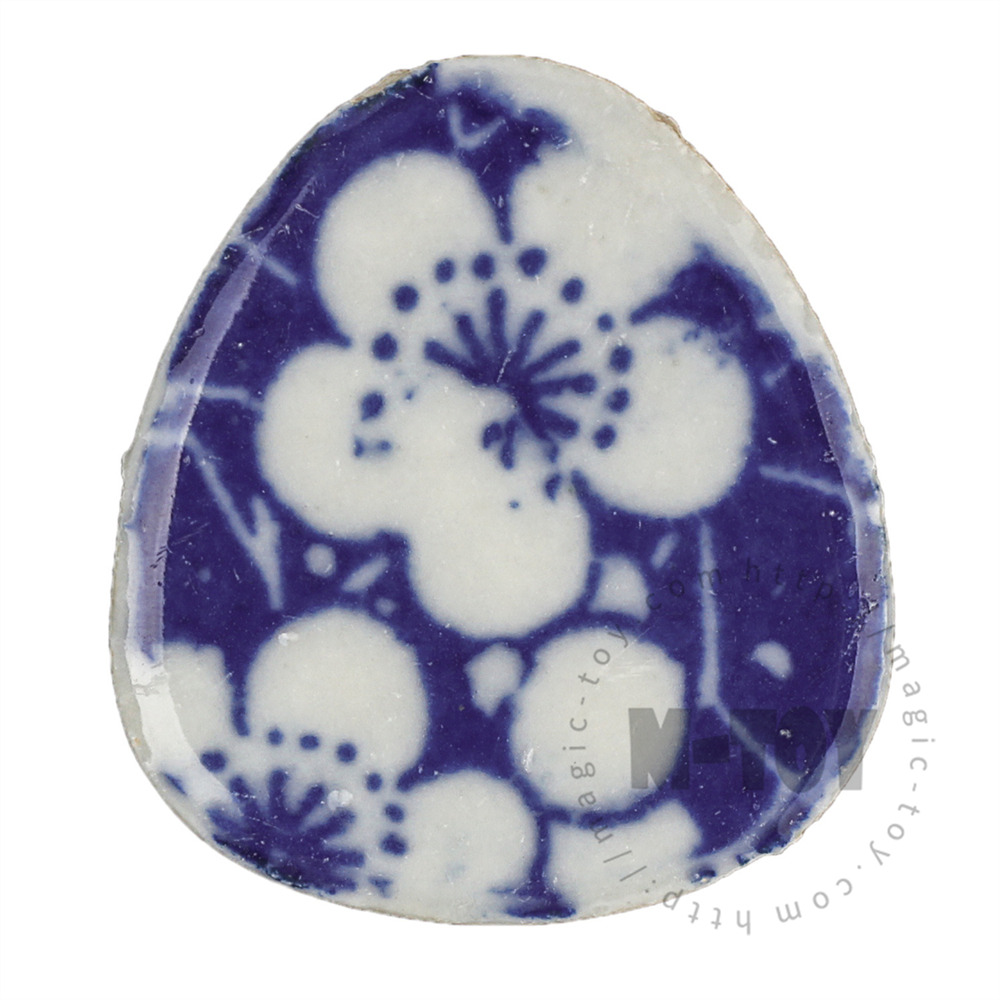 Blue Pebble Shape Ceramic Mosaic CDQ712