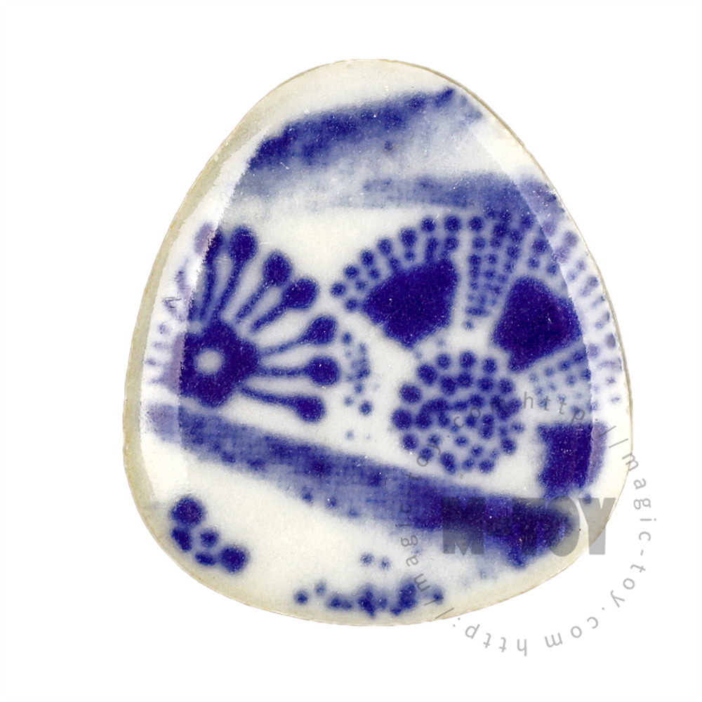 Blue Pebble Shape Ceramic Mosaic CDQ713