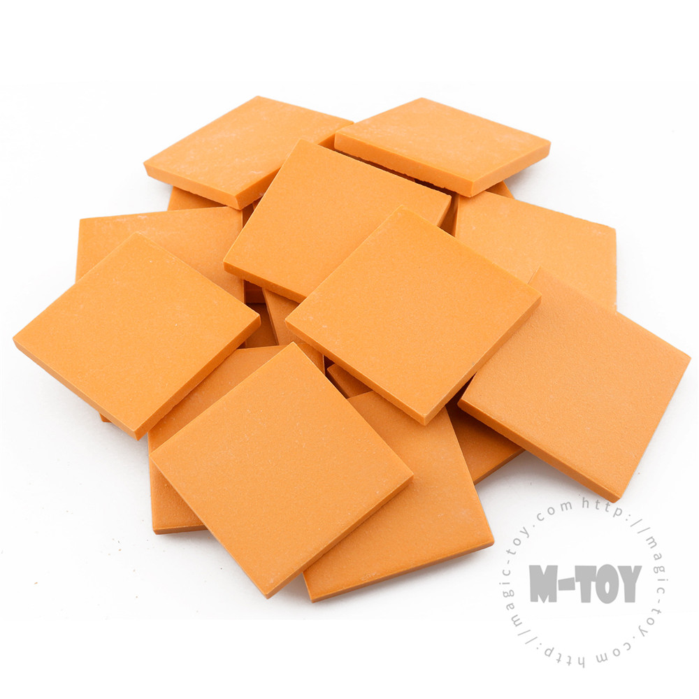 Orange Square Chunky Ceramic Mosaic 48TSM908