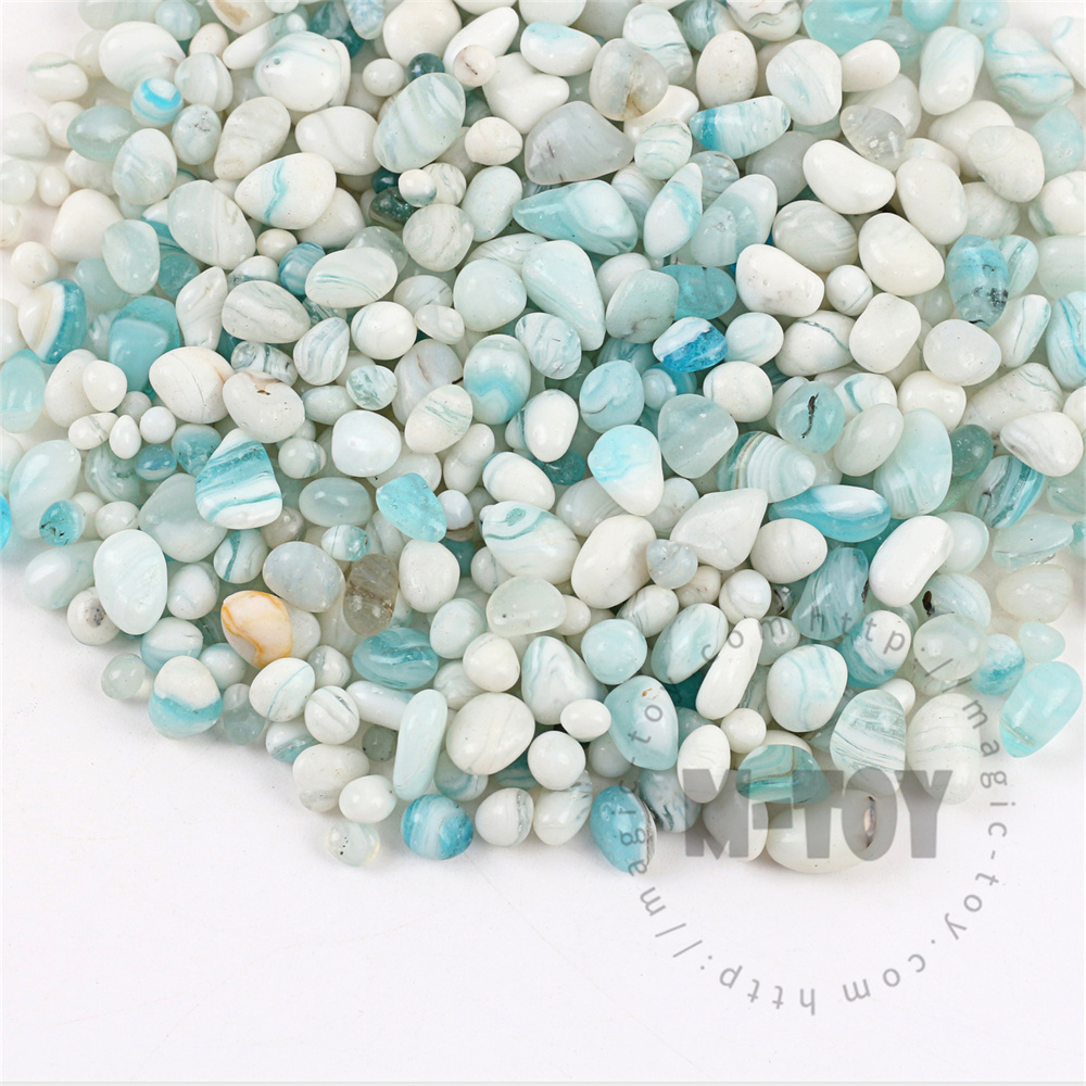 Skyblue Porcelain Glass Beads 0306CD-PO701