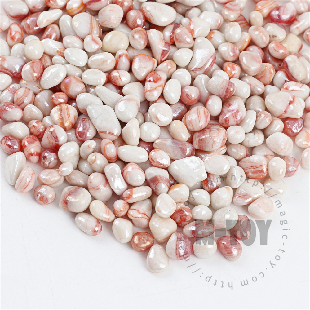 Red Porcelain Glass Beads 0306CD-PO901-L