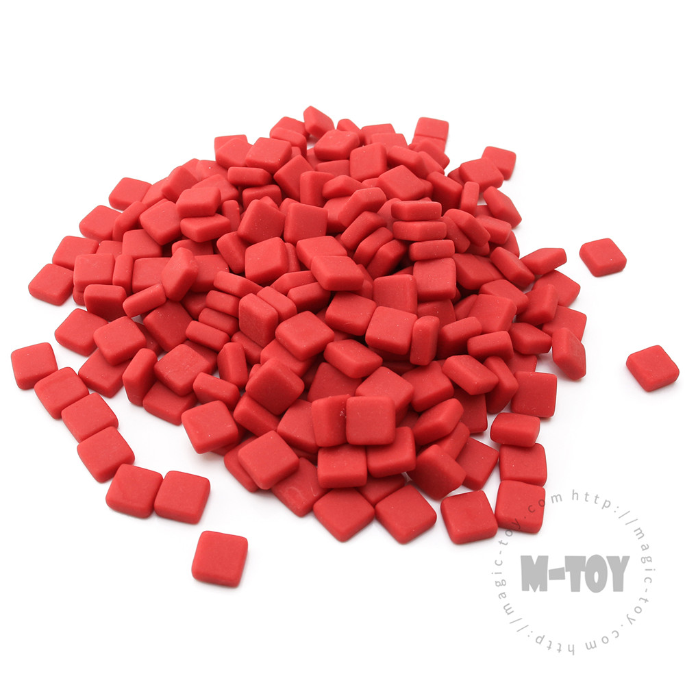 Red Mini Square Glass Mosaic 10SS16