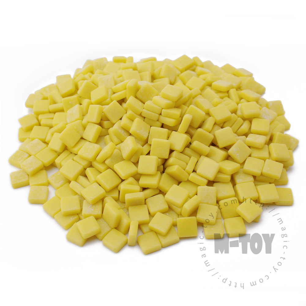 Yellow Mini Square Glass Mosaic 10SS50