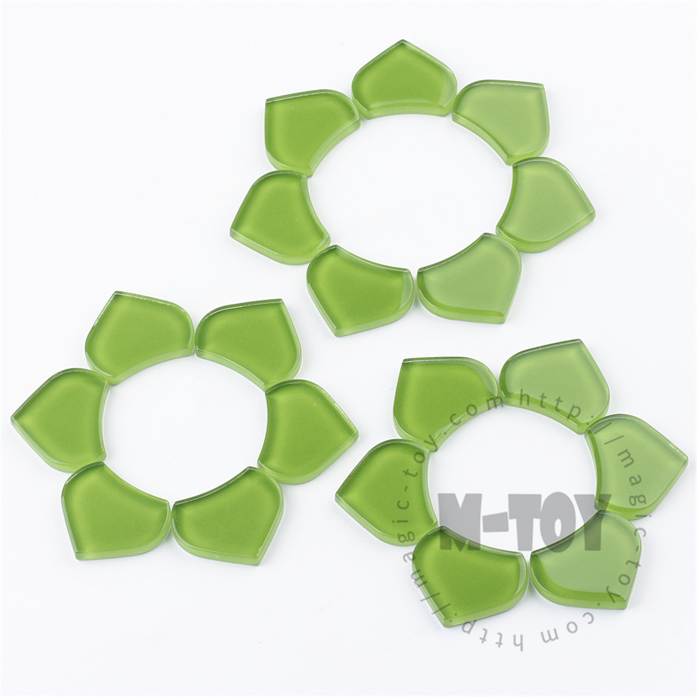 Light Green Fishscale Mandala Glass Mosaic 3026TA-CC604