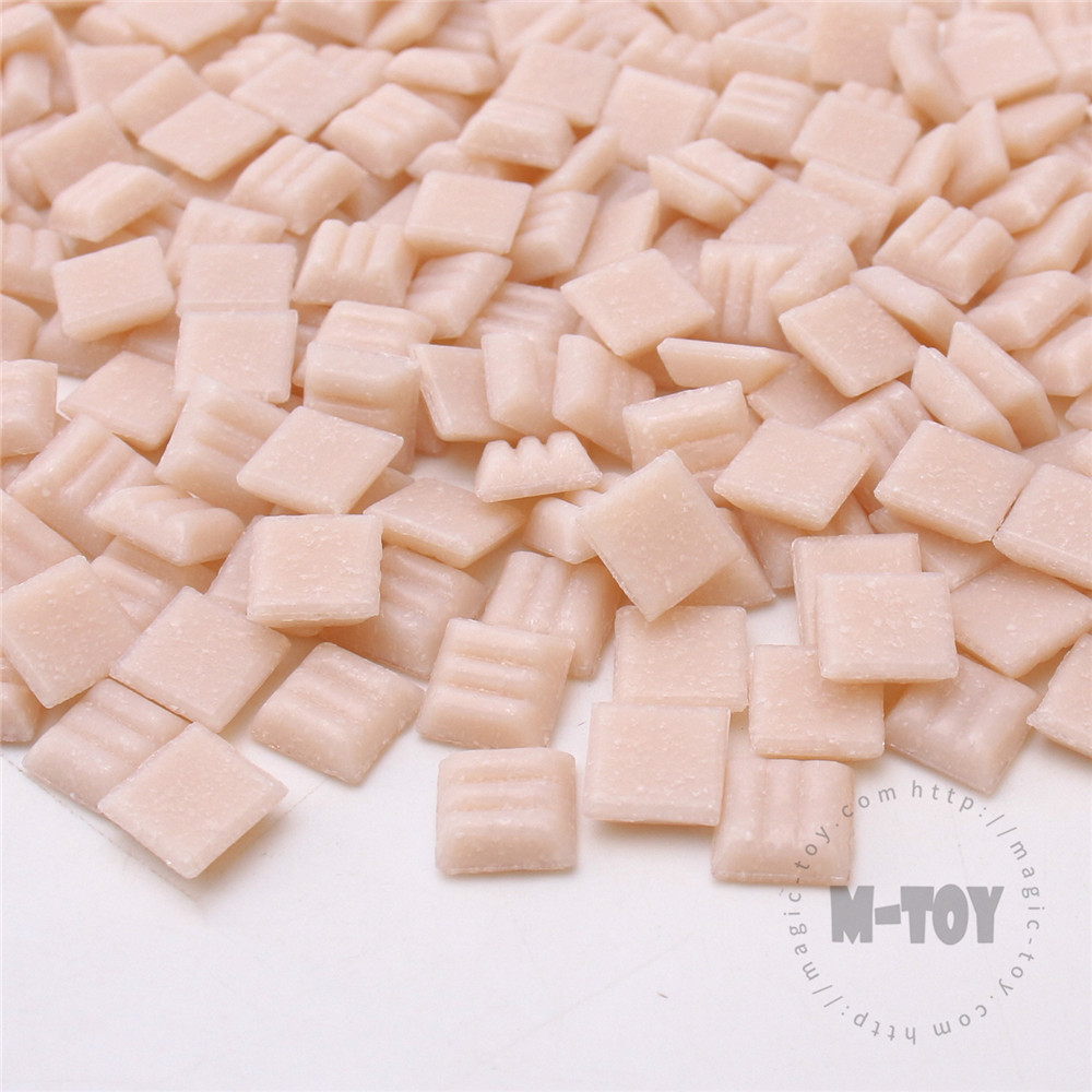 Pink Square Vitreous Hot-melting Glass Mosaic 10ASM401