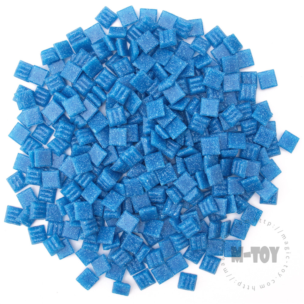 Blue Square Vitreous Hot-melting Glass Mosaic 10ASM706