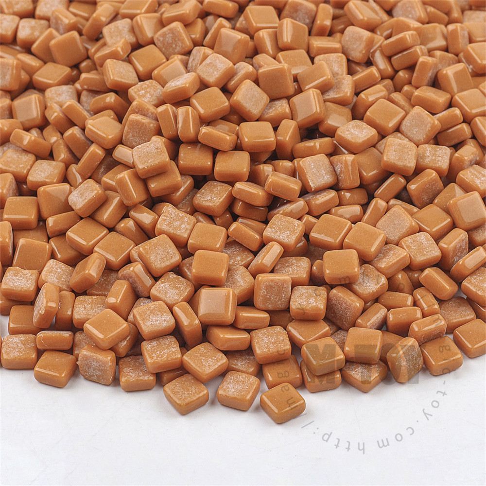 Brown Mini Square Glass Mosaic 8SS32