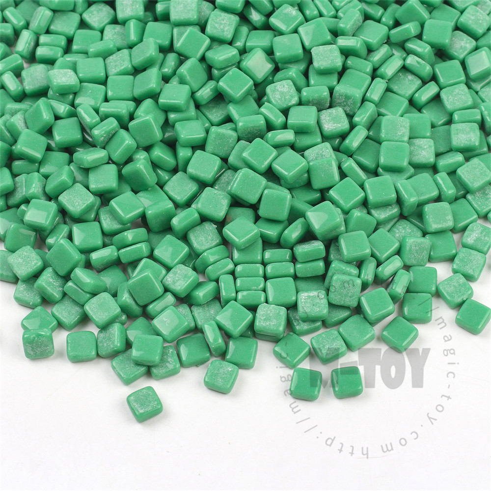 Green Mini Square Glass Mosaic 8SS46