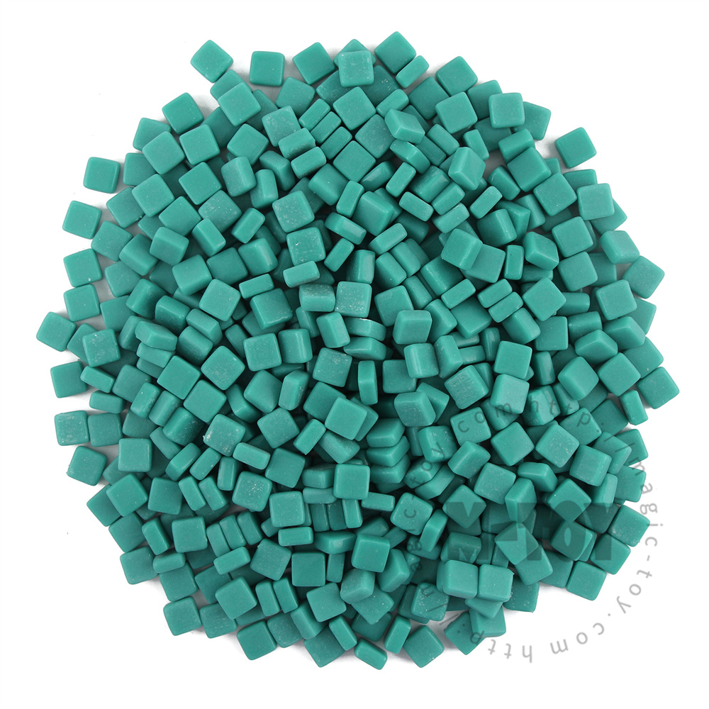 Green Mini Square Glass Mosaic 8SS54