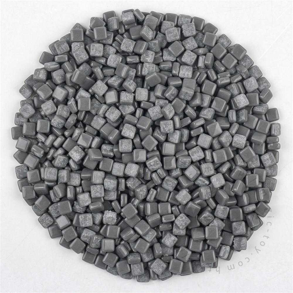 Grey Mini Square Glass Mosaic 8SS58