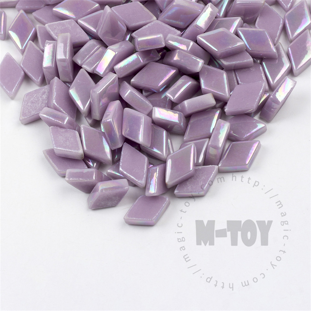 Purple Iridescent Diamond Glass Mosaic SLL62