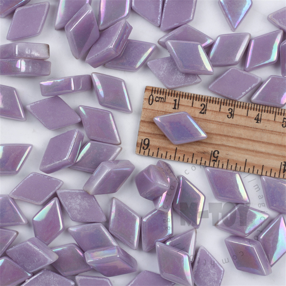 Purple Iridescent Diamond Glass Mosaic SLL62