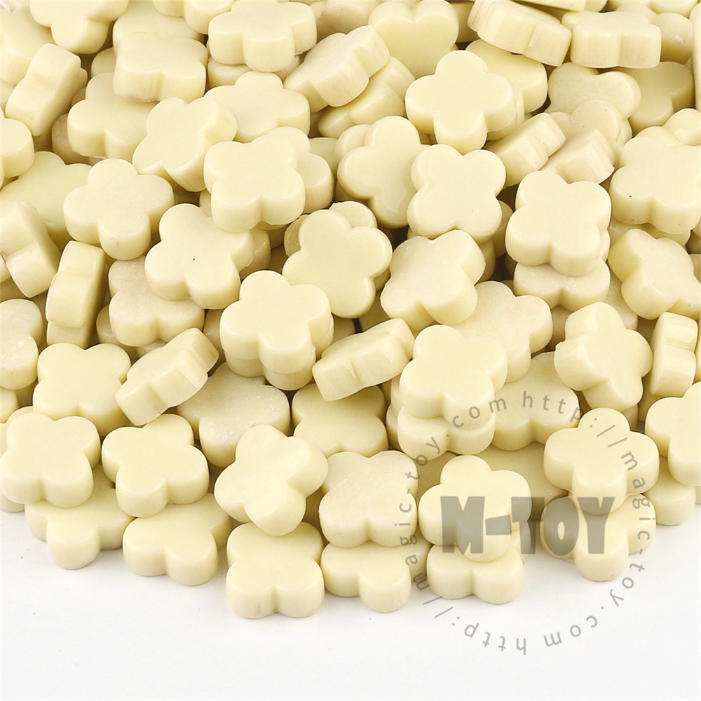 Beige Flower Glass Mosaic SMHG30