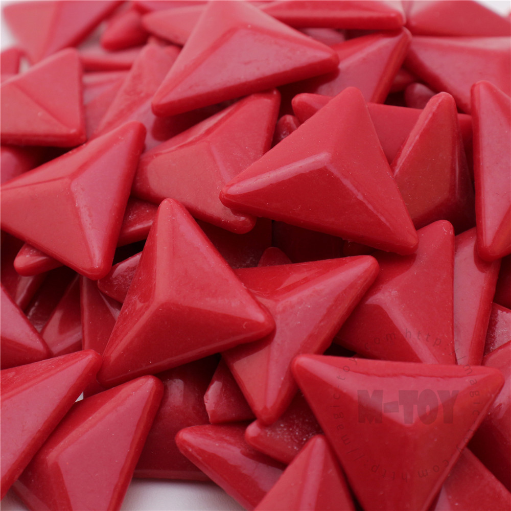 Red Triangle  Glass Mosaic SJH16