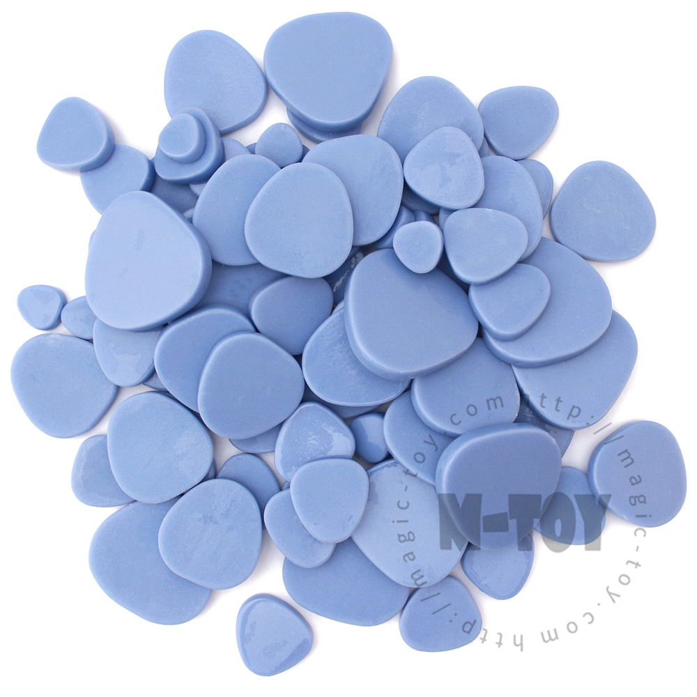 Blue Pebbles Glass Mosaic PESS03