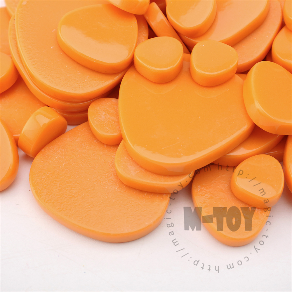 Orange Pebbles Glass Mosaic PESS18