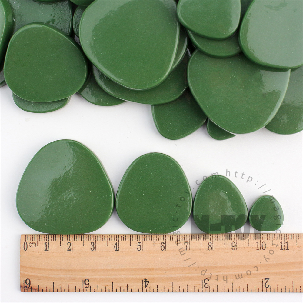 Green Pebbles Glass Mosaic PESS44