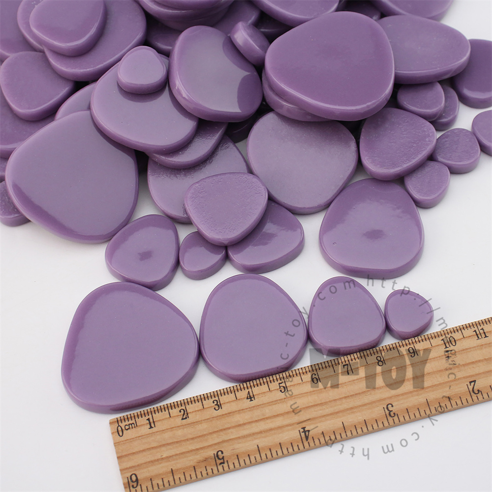 Purple Pebbles Glass Mosaic PESS62