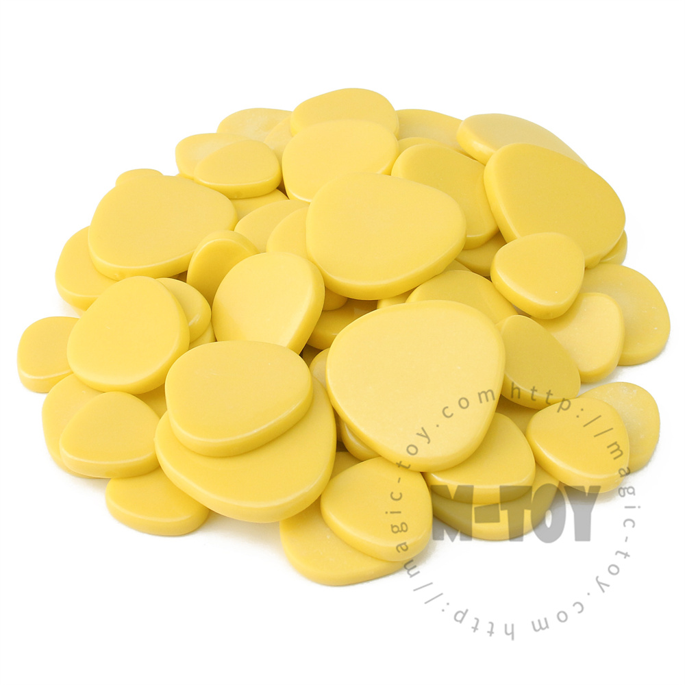 Yellow Luster Pebbles Glass Mosaic PESSL50