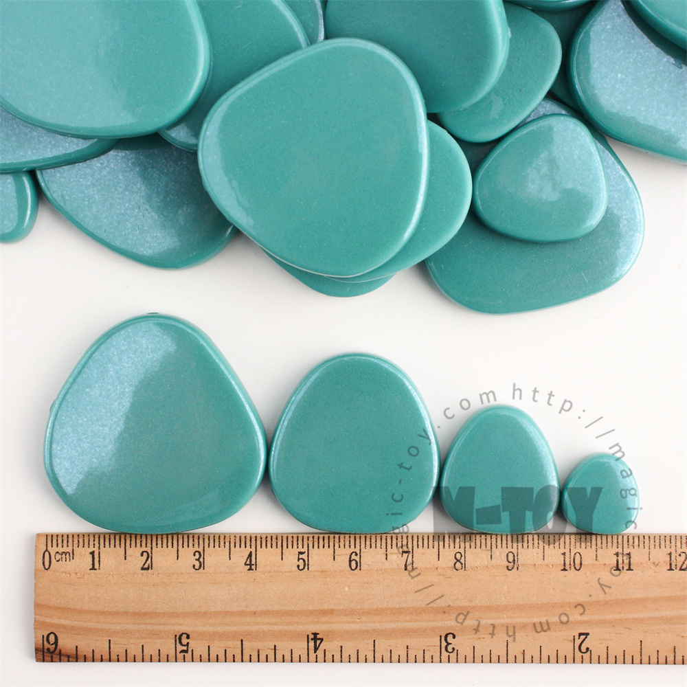 Green Luster Pebbles Glass Mosaic PESSL54