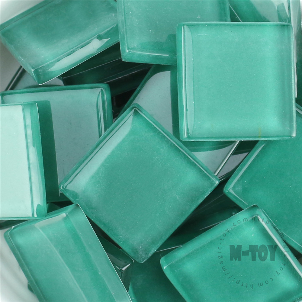 Turquoise Square Crystal Glass Mosaic 20-CC615