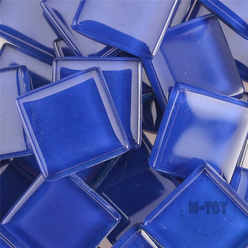 Blue Square Crystal Glass Mosaic 20-CC725