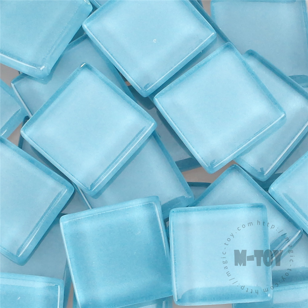 Blue Square Crystal Glass Mosaic 20-CC731