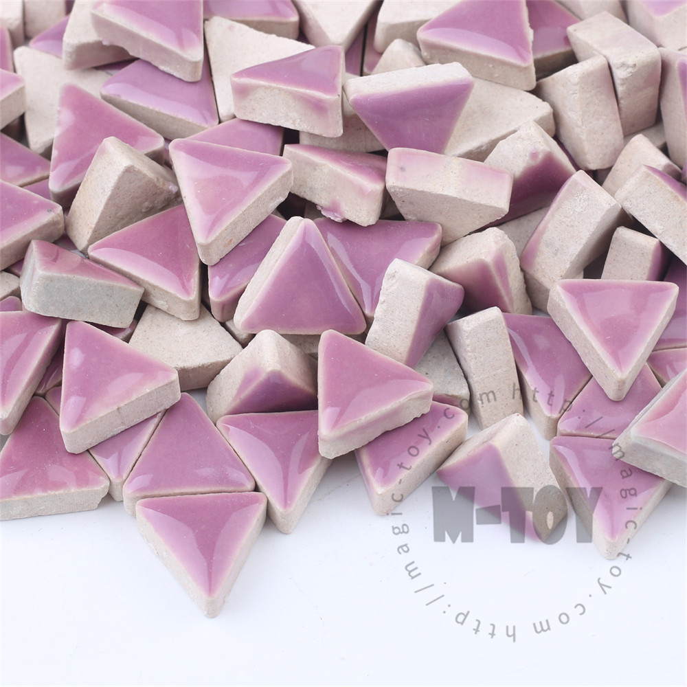 Purple Triangle Shape Ceramic Mosaic 15CJG502