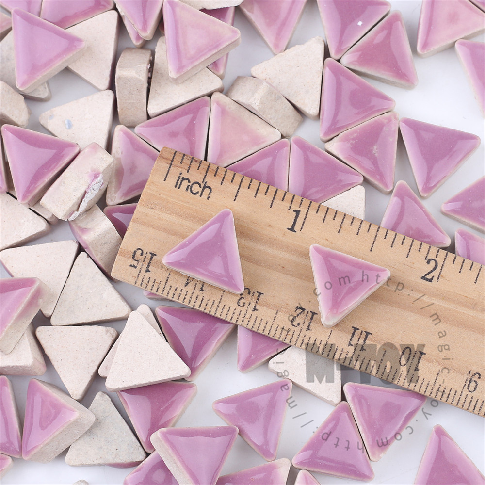 Purple Triangle Shape Ceramic Mosaic 15CJG502