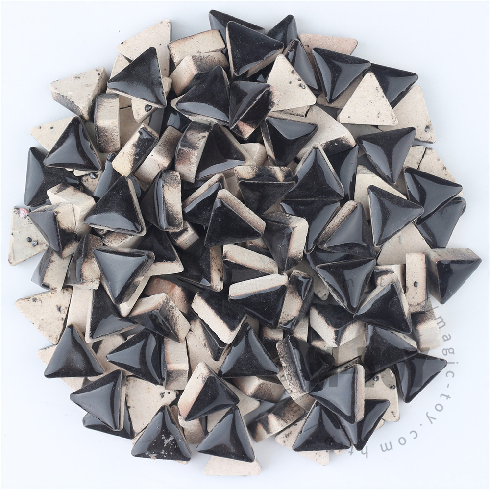 Black Triangle Shape Ceramic Mosaic 15CJG801