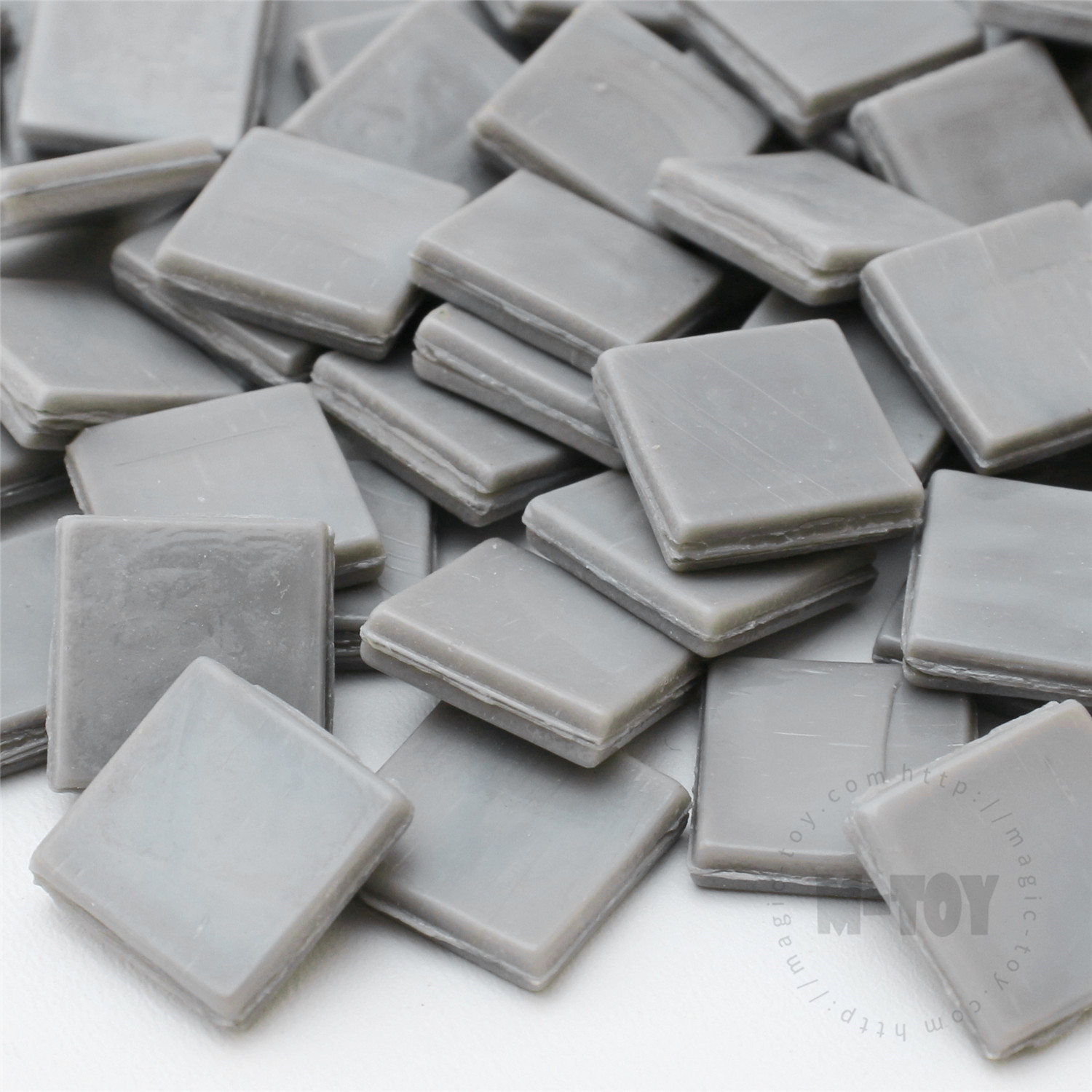 Grey Square Ice Jade Hot-melting Glass Mosaic WSG219