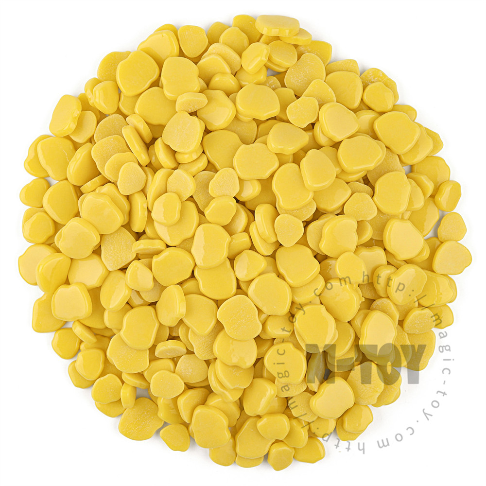 Yellow Blossom Petals Glass Mosaic SMAG50