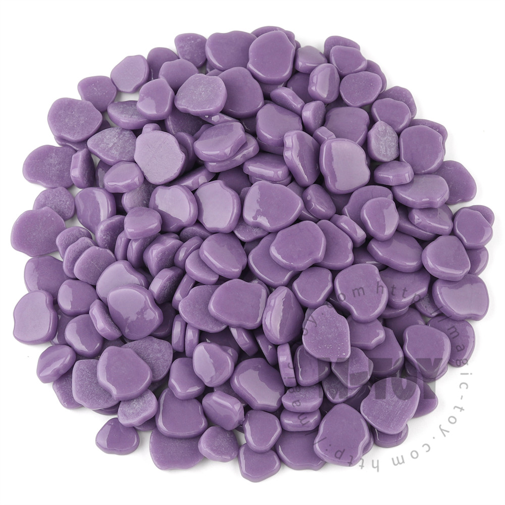 Purple Blossom Petals Glass Mosaic SMAG62