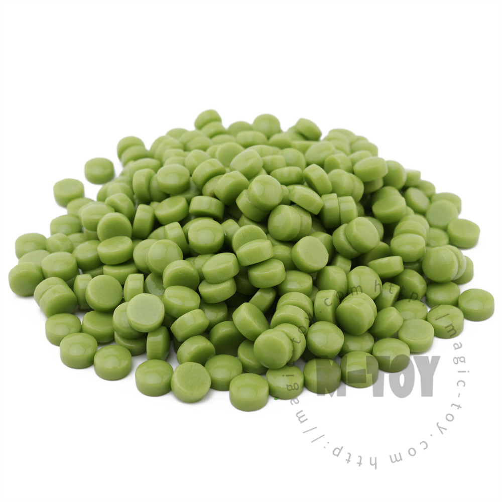 Green Round Glass Mosaic SR47