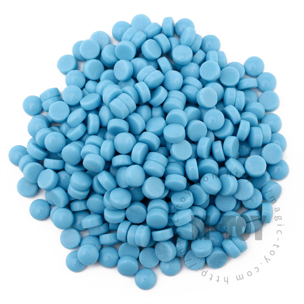 Sky Blue Round Glass Mosaic SR08