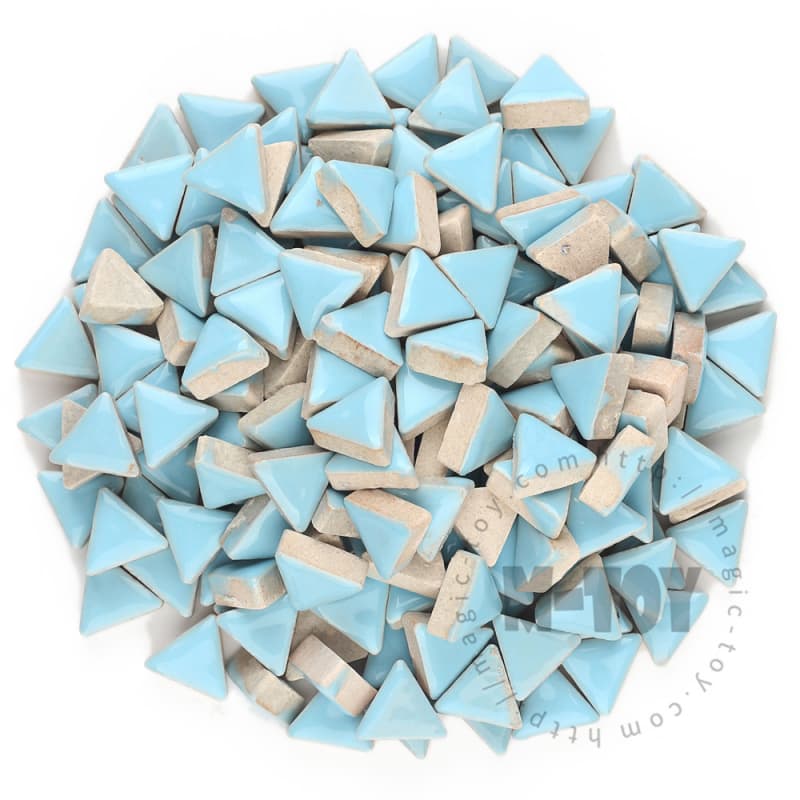 Blue Triangle Shape Ceramic Mosaic 15CJG701