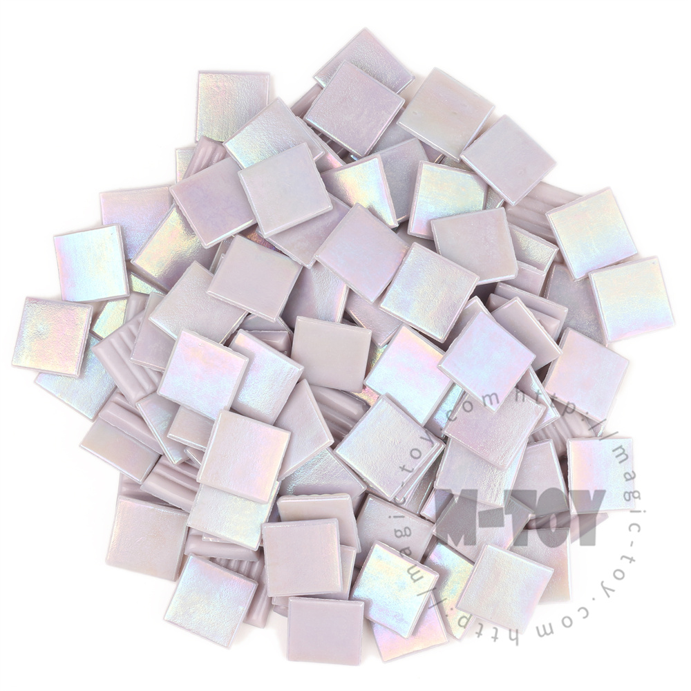 Iridescent Purple Square Hot-melting Glass Mosaic PSI501