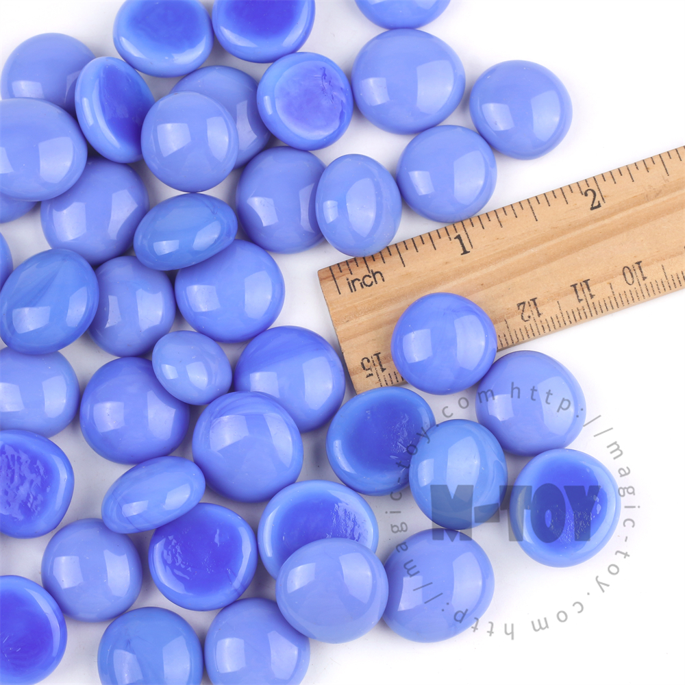 Blue Porcelain Glass Gems CD-RO701