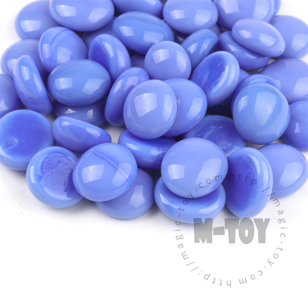Blue Porcelain Glass Gems CD-RO701