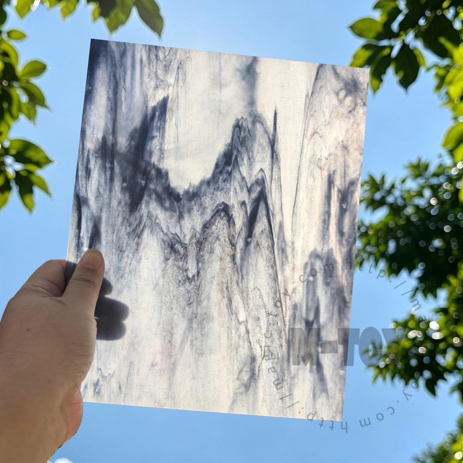 Grey Stained Glass Sheet SP SN11