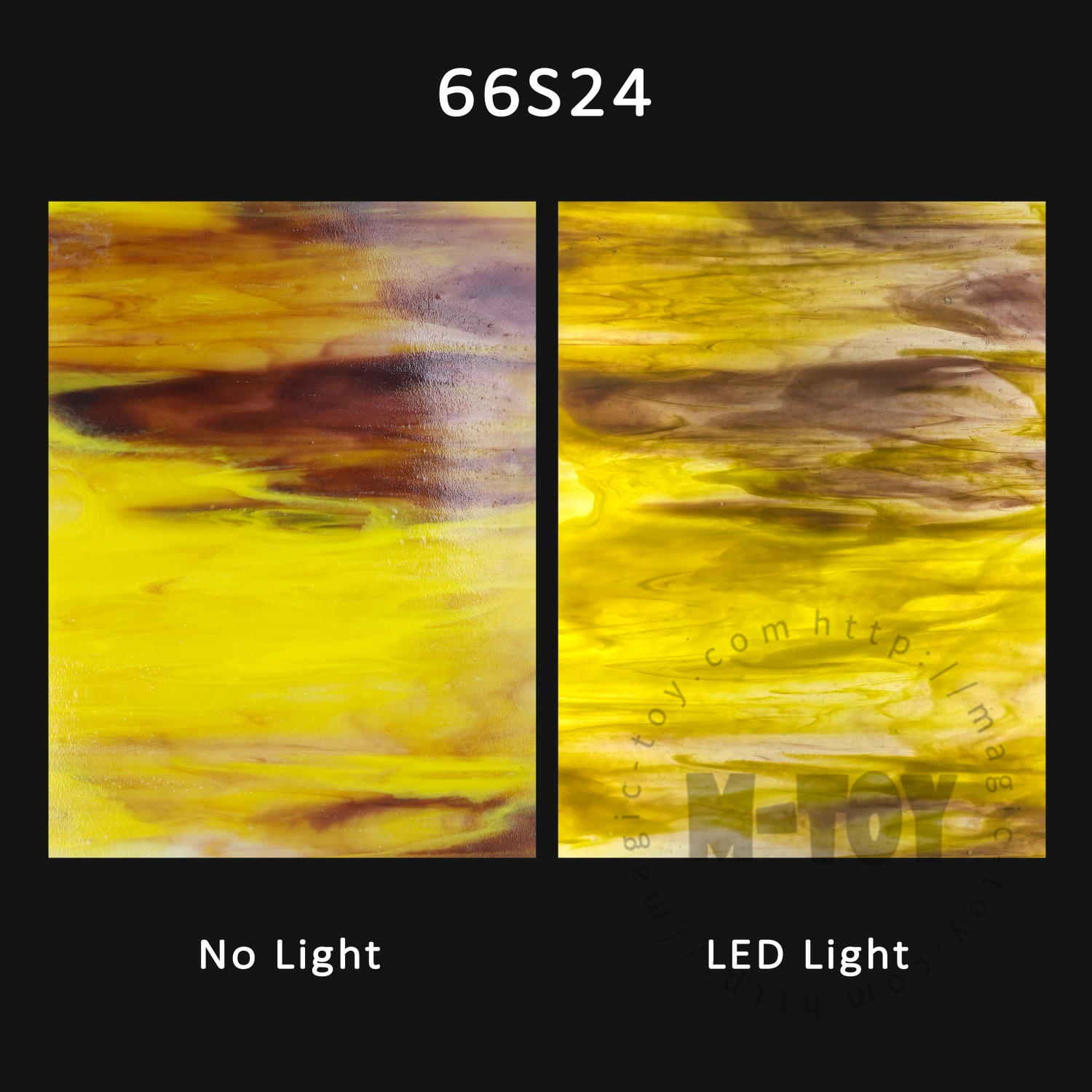 Yellow Stained Glass Sheet SP 66S24