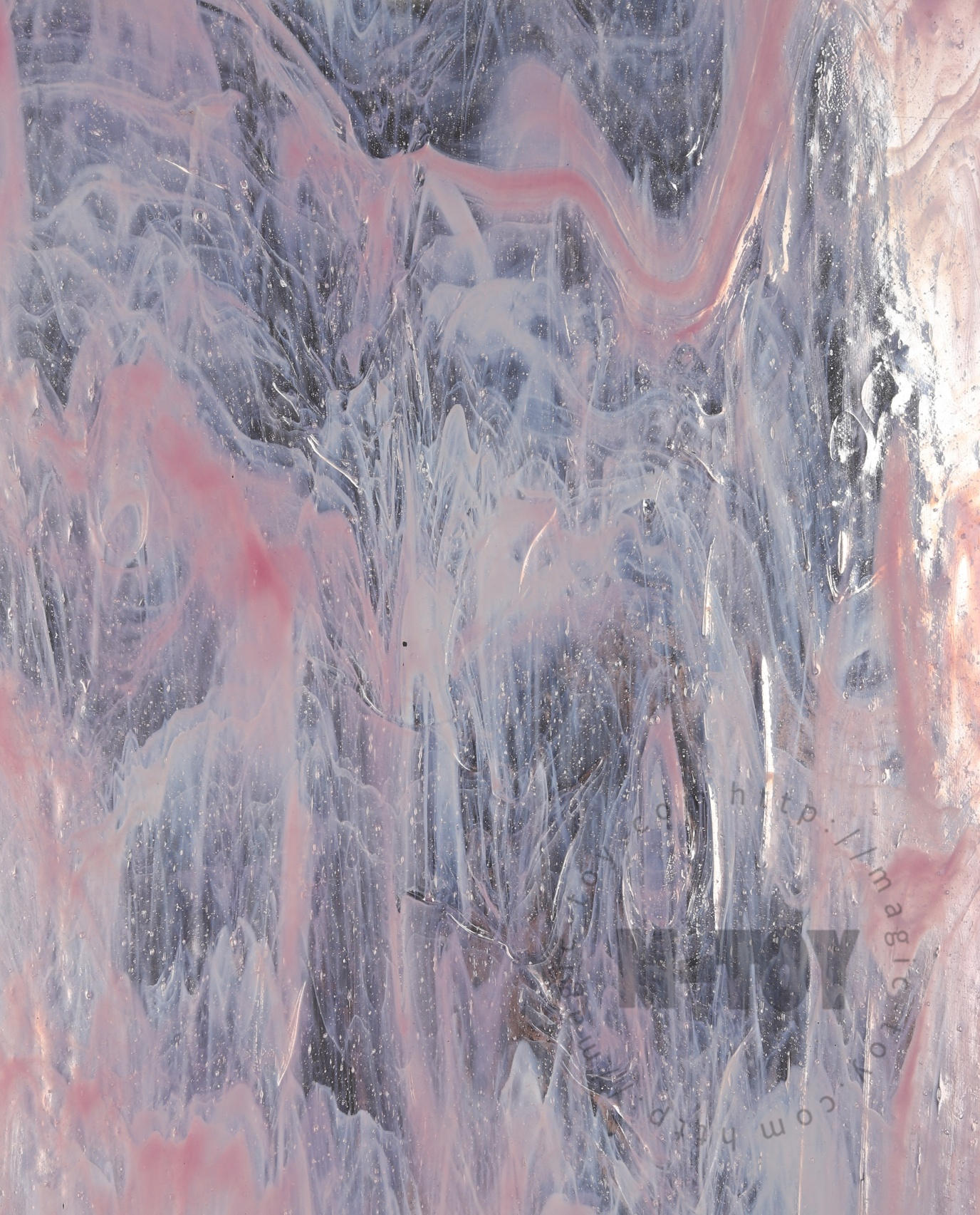 Mirror Stained Glass Sheet Pink 95R00-J