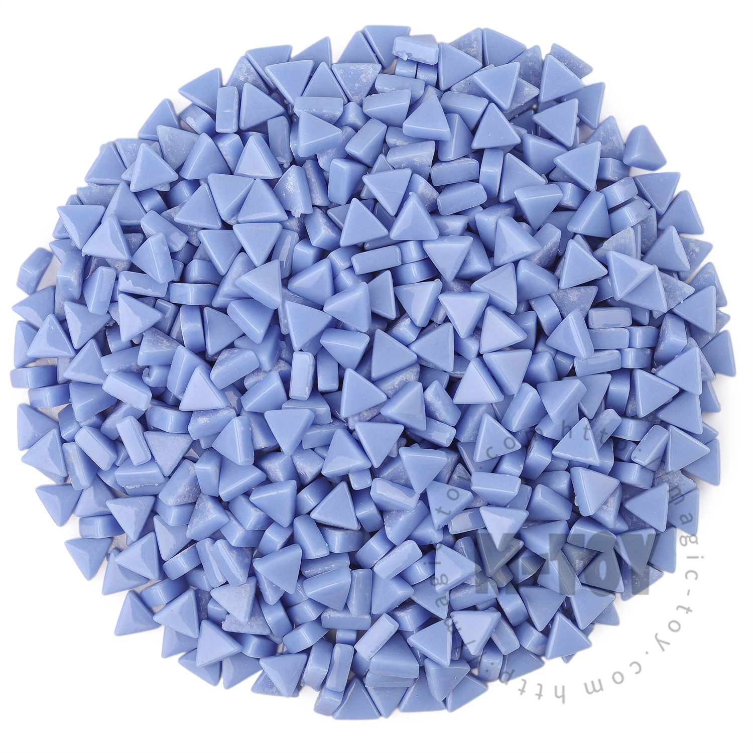 Blue Mini Triangle Glass Mosaic 10SJG03