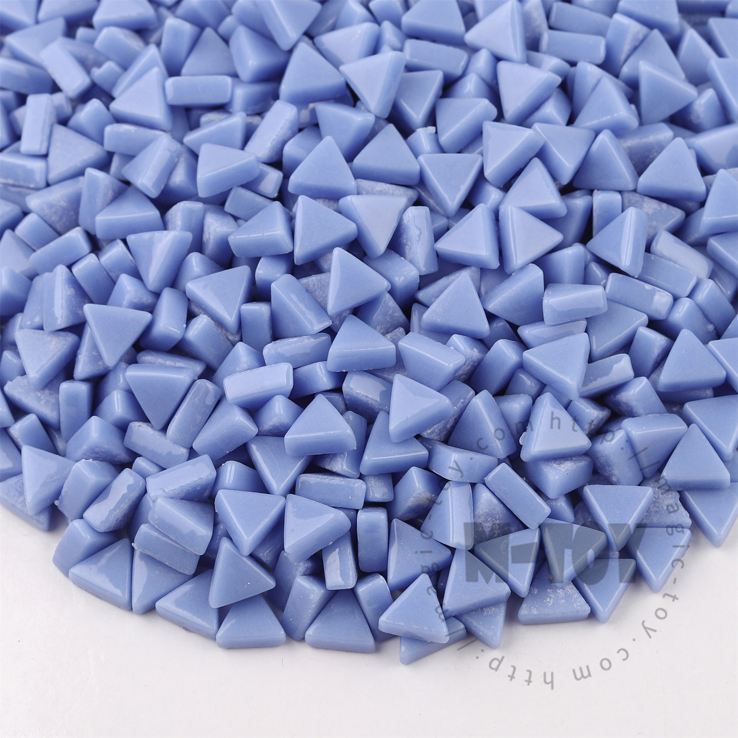Blue Mini Triangle Glass Mosaic 10SJG03