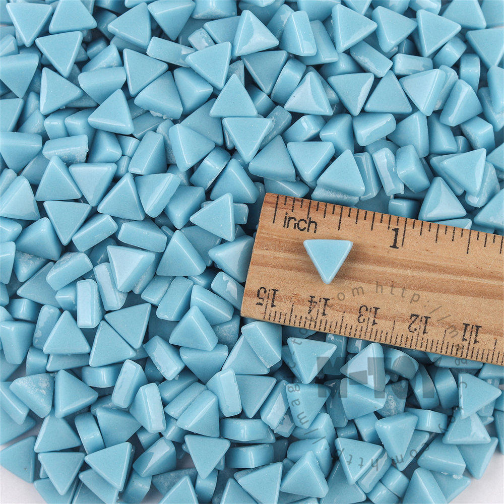 Blue Mini Triangle Glass Mosaic 10SJG08